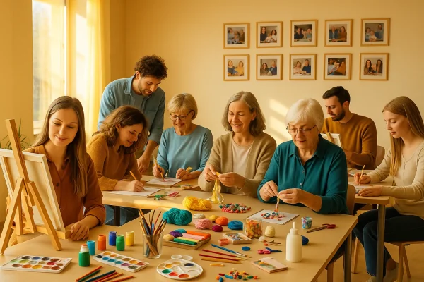 Radošā darbnīca “Saules stari” – jaunas idejas un draudzība
